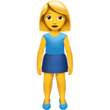 apple version: Woman Standing