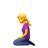 apple version: Woman Kneeling