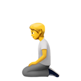 apple version: Person Kneeling