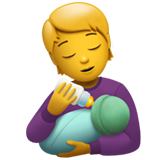 apple version: Person Feeding Baby