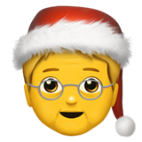 apple version: Person with Christmas Tree
