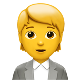 apple version: Person Wearing Suit