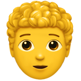 apple version: Person: Curly Hair