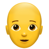 apple version: Person with Bald Head