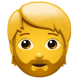 apple version: Bearded Person