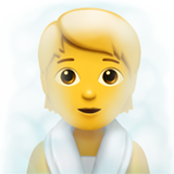 apple version: Person in Steamy Room