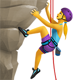apple version: Woman Climbing