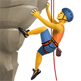 apple version: Man Climbing