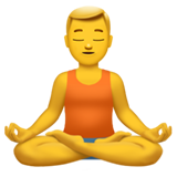 apple version: Man in Lotus Position