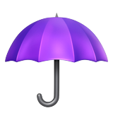 apple version: Umbrella with Rain Drops