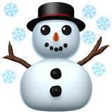 apple version: Snowman