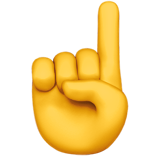 apple version: Index Pointing Up