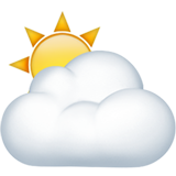 apple version: Sun Behind Cloud
