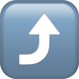 apple version: Upwards Arrow