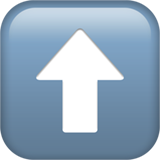 apple version: Upwards Arrow