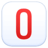 facebook version: Negative Squared Latin Capital Letter O