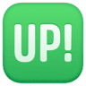 facebook version: Up! Button