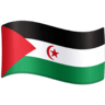 facebook version: Flag: Western Sahara