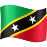 facebook version: Flag: St. Kitts & Nevis