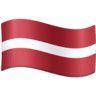 facebook version: Flag: Latvia
