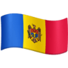 facebook version: Flag: Moldova
