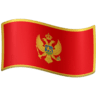 facebook version: Flag: Montenegro