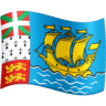 facebook version: Flag: Saint Pierre and Miquelon