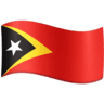 facebook version: Flag: Timor-Leste