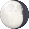 facebook version: Waning Gibbous Moon