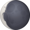 facebook version: Waning Crescent Moon