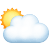 facebook version: Sun Behind Large Cloud