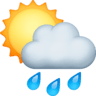 facebook version: Sun Behind Rain Cloud