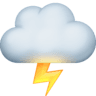 facebook version: Cloud with Lightning