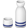 facebook version: Sake Bottle and Cup