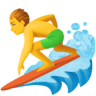 facebook version: Man Surfing