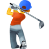 facebook version: Person Golfing