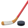 facebook version: Ice Hockey Stick and Puck