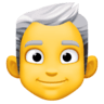 facebook version: Man with White Hair
