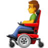 facebook version: Man in Motorized Wheelchair