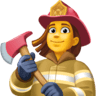 facebook version: Woman Firefighter