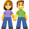 facebook version: Man and Woman Holding Hands