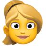 facebook version: Blond-haired Woman