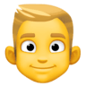 facebook version: Man: Blond Hair