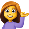 facebook version: Person Tipping Hand