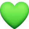 facebook version: Green Heart