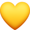 facebook version: Yellow Heart