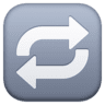 facebook version: Clockwise Rightwards and Leftwards Open Circle Arrows
