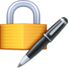 facebook version: Locked with Pen