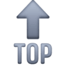facebook version: Top Arrow