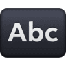 facebook version: Input Symbol for Latin Capital Letters